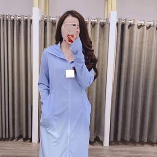 Áo choàng nắng thông hơi ngàn lỗ thoáng siêu mát