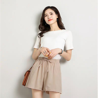Quần short đũi xước From rộng, thời trang