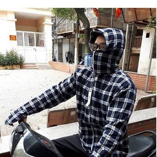 Áo chống nắng kẻ caro nam ( Hoạ tiết giao ngẫu nhiên)