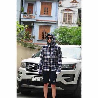 Áo chống nắng kẻ caro nam ( Hoạ tiết giao ngẫu nhiên)