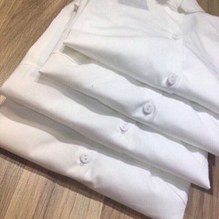 Áo sơ mi trắng dài tay trẻ trung
