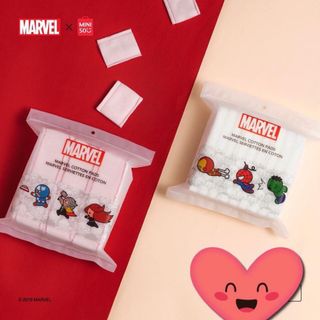 Bông Tẩy Trang Tự Nhiên Miniso x Marvel