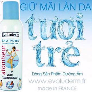 Xịt Khoáng Evoluderm Atomiseur Eau Pure 150ml