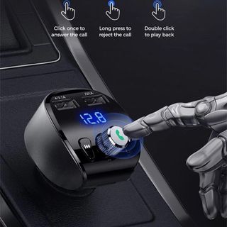 Mẫu mới joyroom jr-CL01 tẩu sạc ô tô kiêm nghe nhạc MP3.,kết nối điện thoại qua bluetooth , kết nối dàn âm thanh trên xe qua sóng FM 87.5