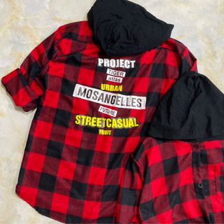 Áo sơmi caro phối nón