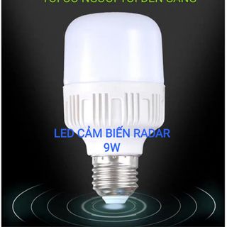 9w đèn led công nghệ cảm biến chuyển động