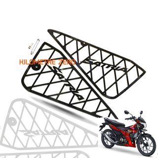 Bộ Ốp Sườn Mica Suzuki Raider Satria Lưới 2 Lớp