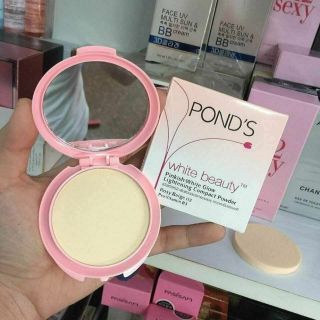 Phấn trang điểm Ponds hộp tròn - MỊN SÁNG HỒNG