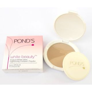 Phấn trang điểm Ponds hộp tròn - MỊN SÁNG HỒNG