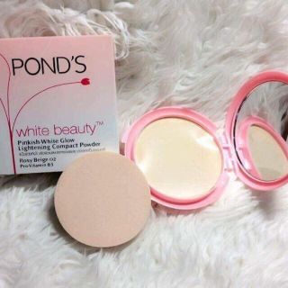 Phấn trang điểm Ponds hộp tròn - MỊN SÁNG HỒNG