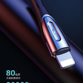 Cáp sạc nhanh dây dù dài 3M , 3A có đèn joyroom S-M411 cho iPhone /micro/type-c