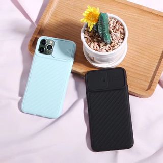 Ốp dẻo sọc, che camera Full mã iphone. Đen , Nâu