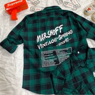 Áo sơmi caro form rộng