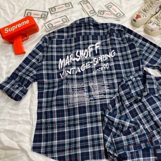 Áo sơmi caro form rộng