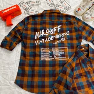 Áo sơmi caro form rộng