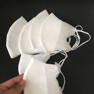 (Có sẵn) Khẩu Trang Vải 3D E Mark Kháng Khuẩn Phong Cách Thời Trang - Set 10 Cái