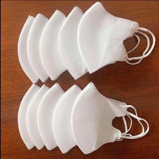 (Có sẵn) Khẩu Trang Vải 3D E Mark Kháng Khuẩn Phong Cách Thời Trang - Set 10 Cái
