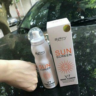 Kem chống nắng dưỡng trắng da dạng xịt SUN SCREEN V7 Hàn Quốc