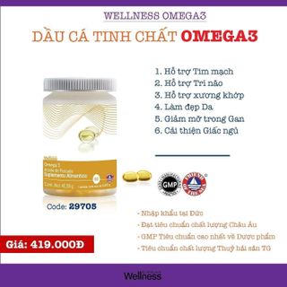 Dầu cá tinh chất Omega3 Wellness giá sỉ