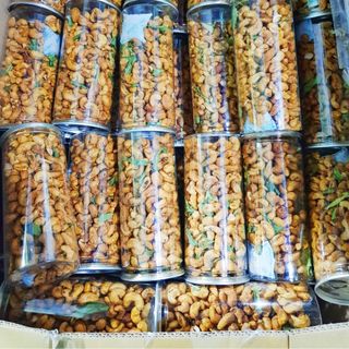Điều rang tỏi,ớt, lá chanh