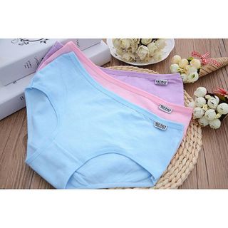 Combo 10 quần lót cotton trơn