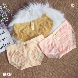 Combo 10 quần lót đúc thông hơi Viền Ren