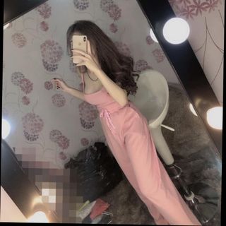 Set Áo Dây Quần Ống Rộng Cao Cấp