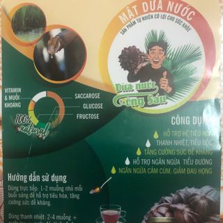 Mật dừa nước chai 250ml