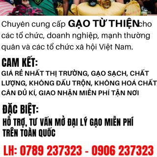 gạo từ thiện số lượng lớn