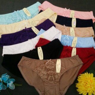 Combo 10 quần lót nữ cotton pha ren