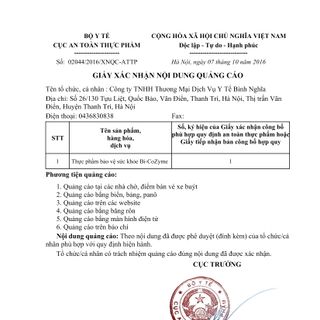 Bi-cozyme điều trị tim mạch huyết áp chống tai biến