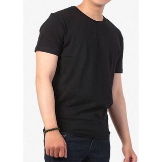 Áo thun nam 100% cotton, cao cấp, (Màu Đen), D01