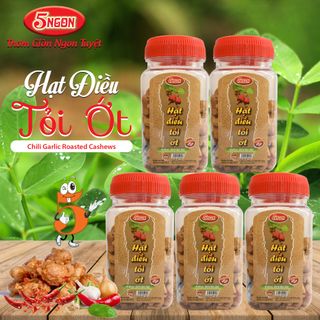 Combo 5 hũ Hạt Điều Tỏi Ớt