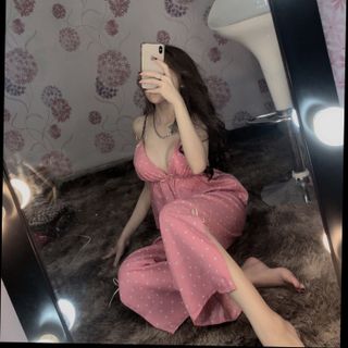 Set ngủ , đồ bộ dây , da beo , chấm bi