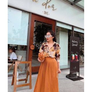 Áo sơ mi Hoa mùa xuân xinh xắn