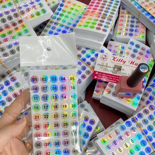 Số dán lọ sơn