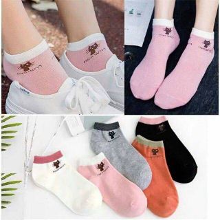 Combo 3 Đôi Tất Vớ mèo Siêu Dễ Thương Dành Cho Bạn Nữ (Giao Màu Ngẫu Nhiên)