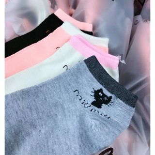 Combo 3 Đôi Tất Vớ mèo Siêu Dễ Thương Dành Cho Bạn Nữ (Giao Màu Ngẫu Nhiên)