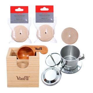 Bộ kit cafe phin VfastFil Pro sử dụng giấy lọc cafe pha phin