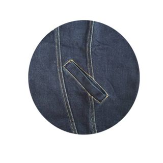 Áo Chống Nắng Khoá Đồng Vải Bò (Free size)