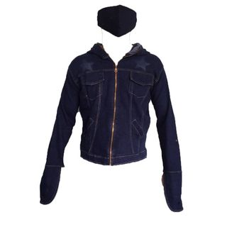 Áo Chống Nắng Khoá Đồng Vải Bò (Free size)