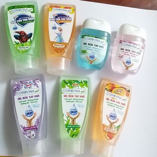 GEL RỬA TAY KHÔ COROVINA 75% CỒN DIỆT KHUẨN 99.99%, SỞ Y TẾ CHỨNG NHẬN, PHÂN PHỐI ĐỘC QUYỀN