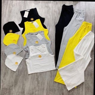 Set thể thao 3 lỗ thêu bông cúc hàng cao cấp