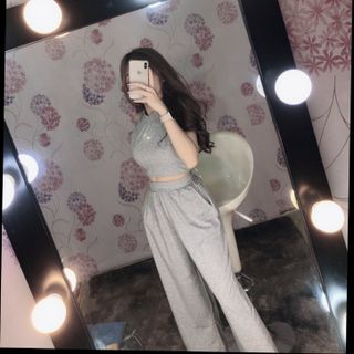 Set thể thao 3 lỗ thêu bông cúc hàng cao cấp