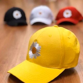 Mũ lưỡi trai thêu Hoa Cúc thời trang