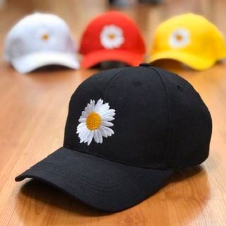Mũ lưỡi trai thêu Hoa Cúc thời trang