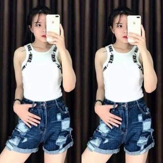 Áo ba lỗ ngược VIỀN CHỮ nhiều màu