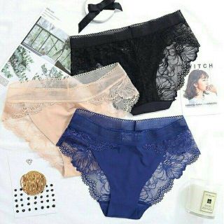 Combo 2 quần lót nữ su đúc phối ren mềm mịn