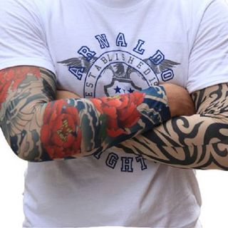 Bộ 2 Găng tay hình xăm tattoo (Mẫu ngẫu nhiên)