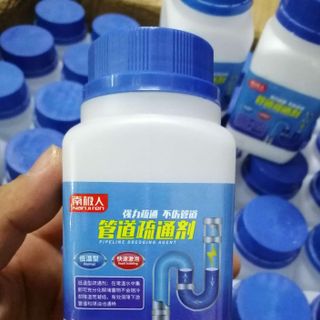 [Loại Cực Mạnh][Hộp Lớn] Bột Thông Tắc Cống, Đường Ống, Bồn Cầu, Bồn Rửa Mặt..Xử Lý Triệt Để Cặn Bã, Chất Thải Hữu Cơ